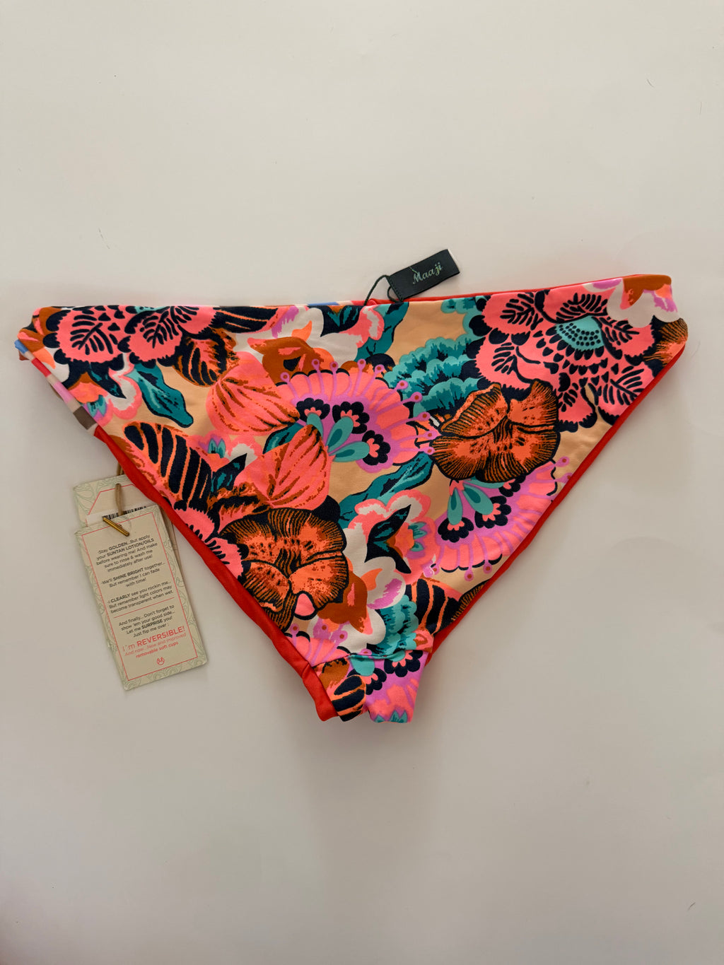 Maaji Reversible Swim Bottoms NWT - size large