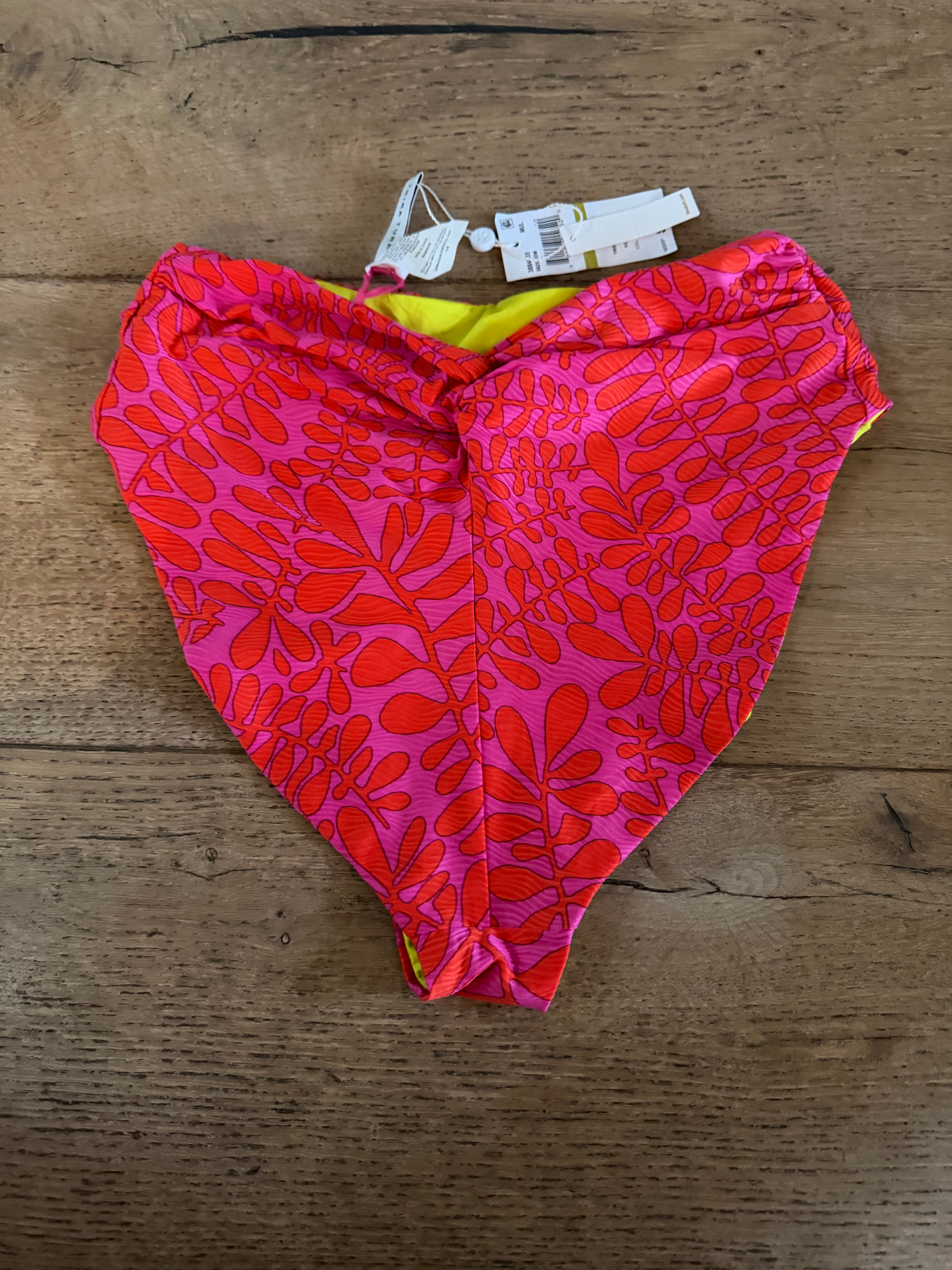 Trina Turk Reversible High Waist Swim Bottoms NWT - size 14 (would fit 10-12 also)