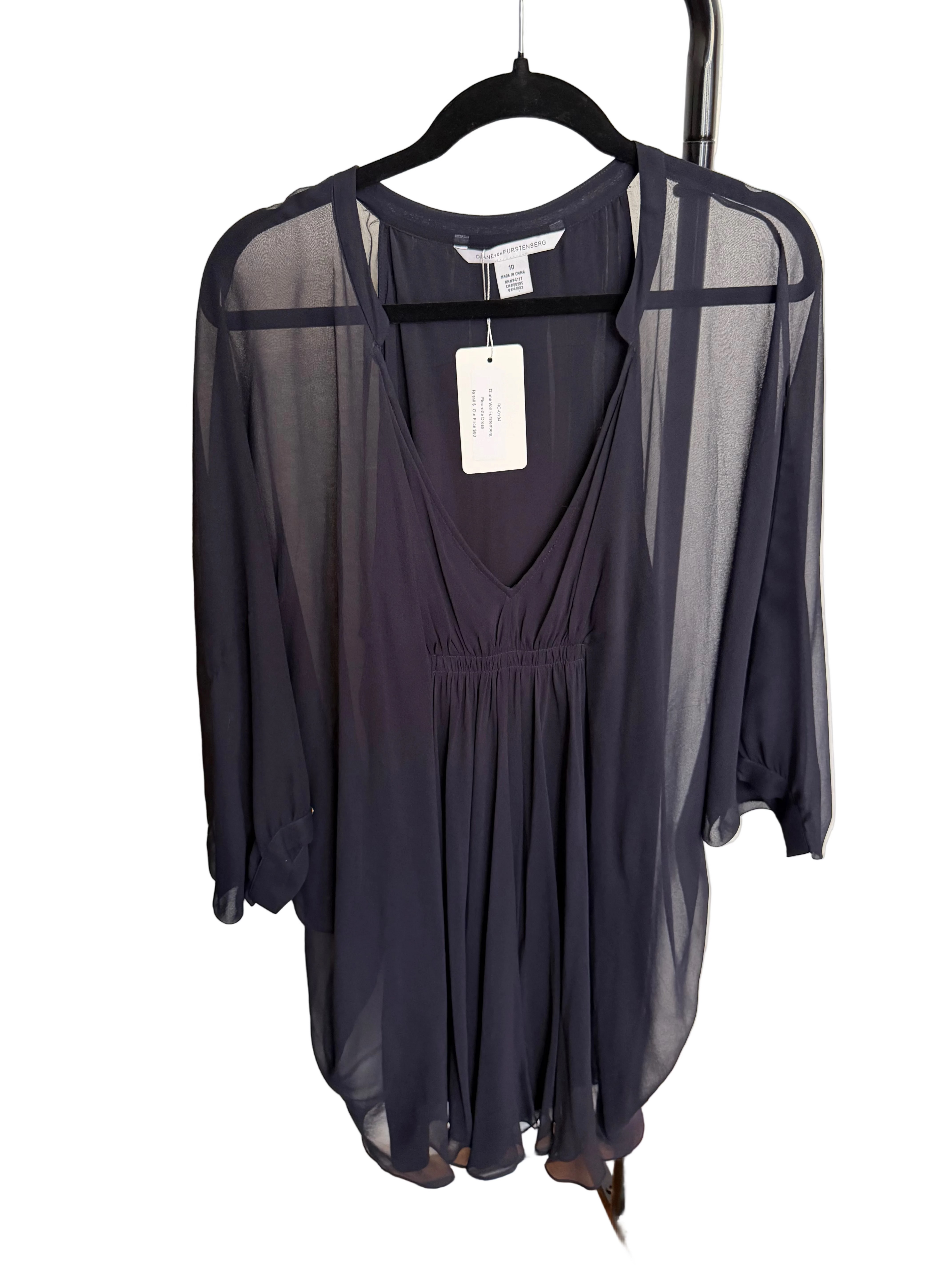 Diane Von Furstenberg Fleurette Dress Size 10