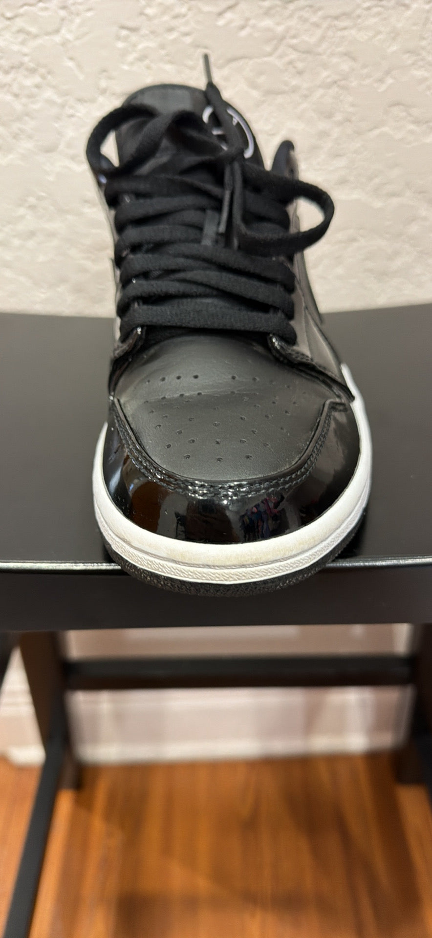 Nike Air Jordan 1 Low SE “All -Star 2021”- glossy black patent leather Size M 8.5 / W 10