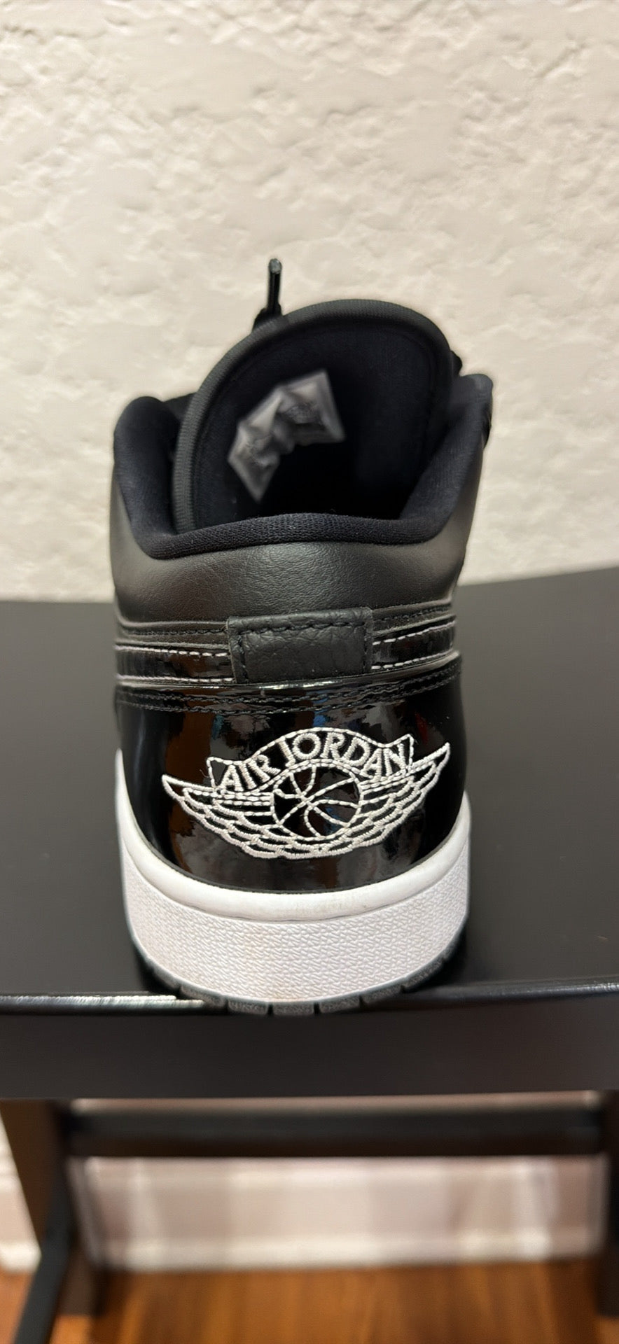 Nike Air Jordan 1 Low SE “All -Star 2021”- glossy black patent leather Size M 8.5 / W 10