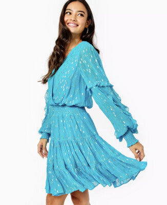 Lilly Pulitzer Heline Ruffle Dress  Size 6