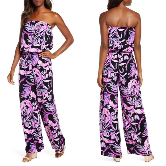 Lilly Pulitzer strapless jumpsuit Size Medium