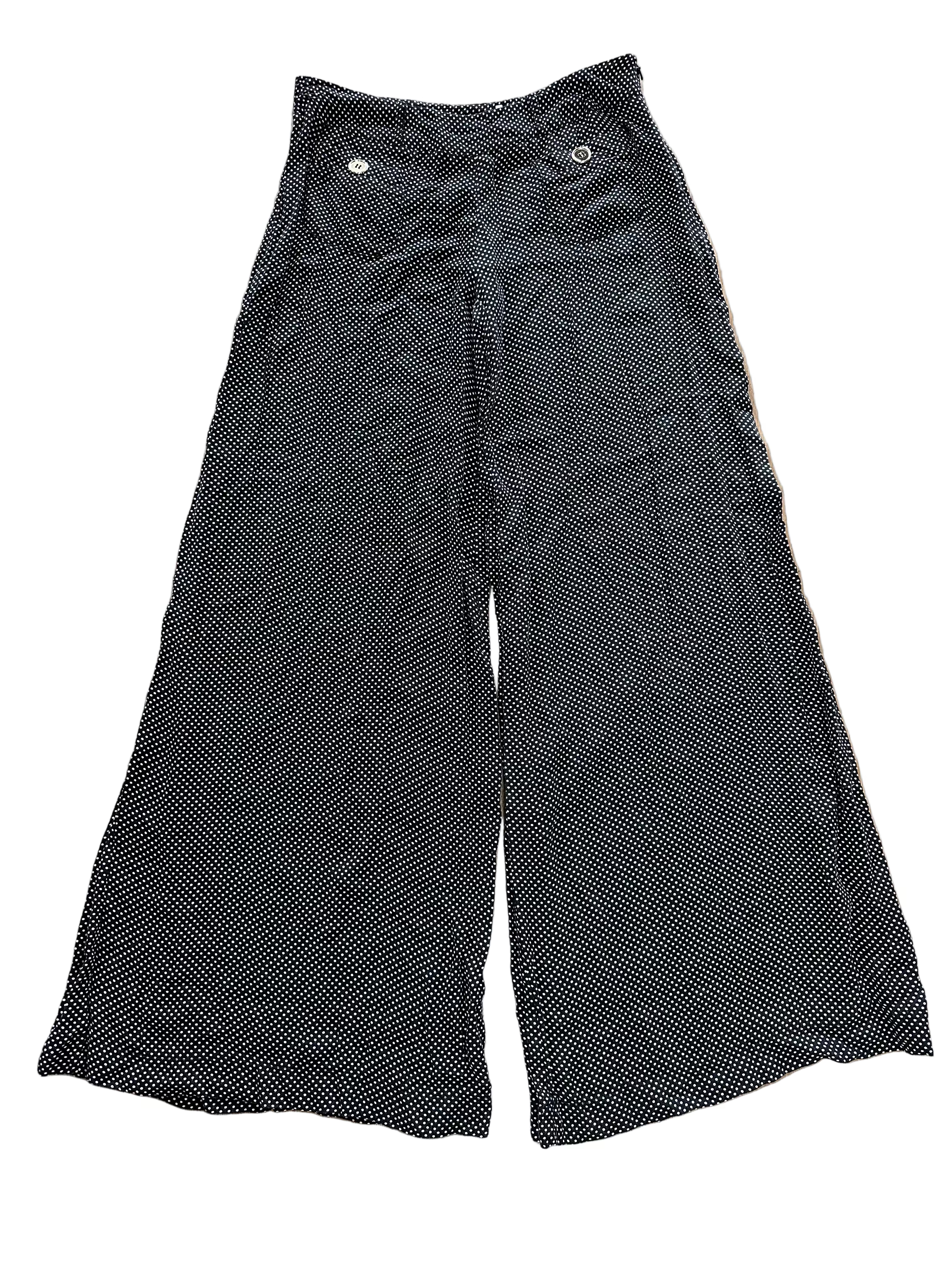 Anthropologie Hazel Polka Dot Pants- size Medium