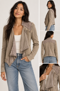 Free People Shrunken Moto Jacket Size Medium