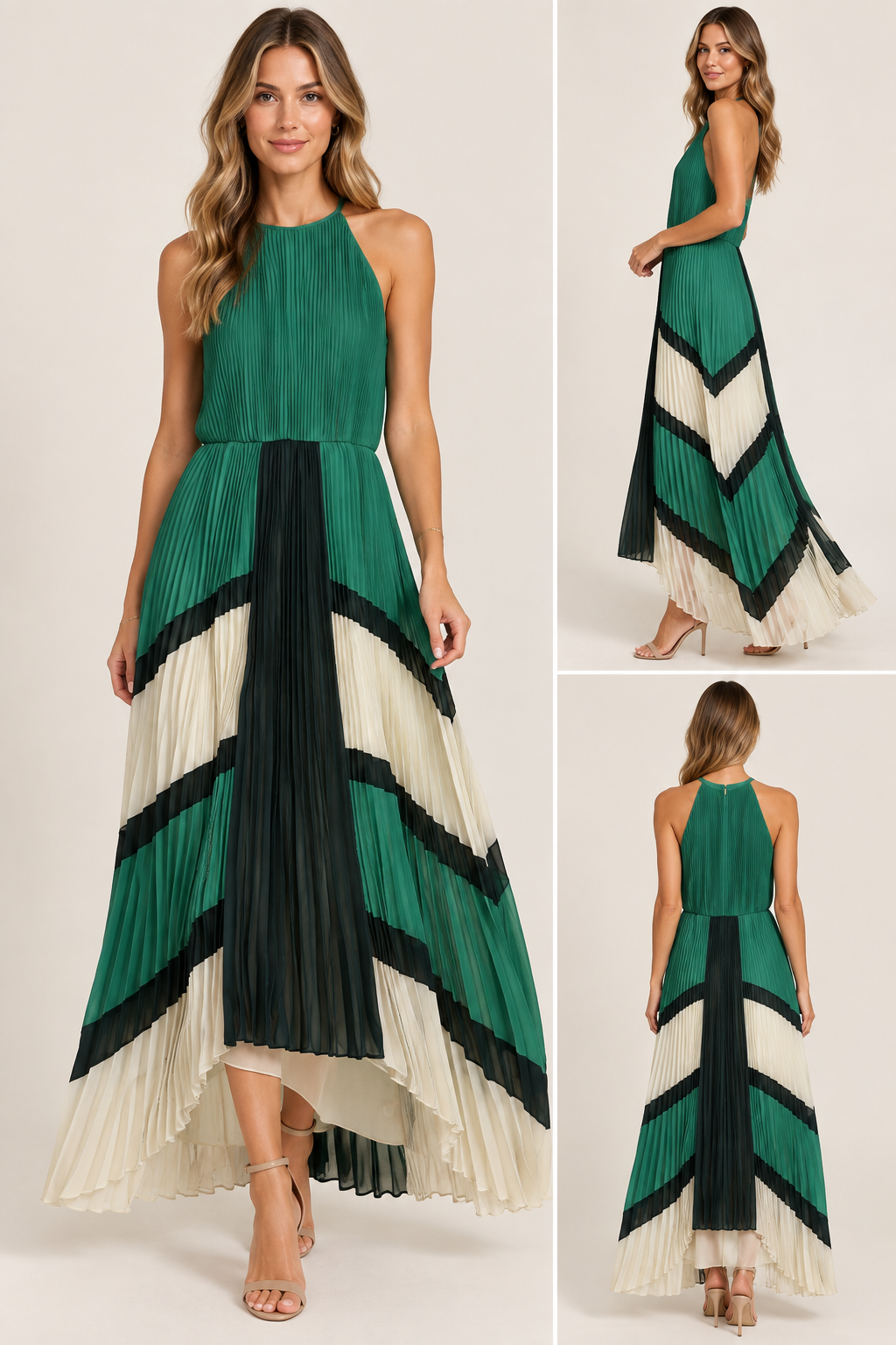 Ted Baker Nellina Pleated Dress - size 0  (REED Charitable Foundation)