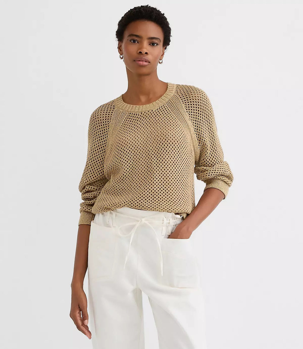 Loft Metallic Sweater