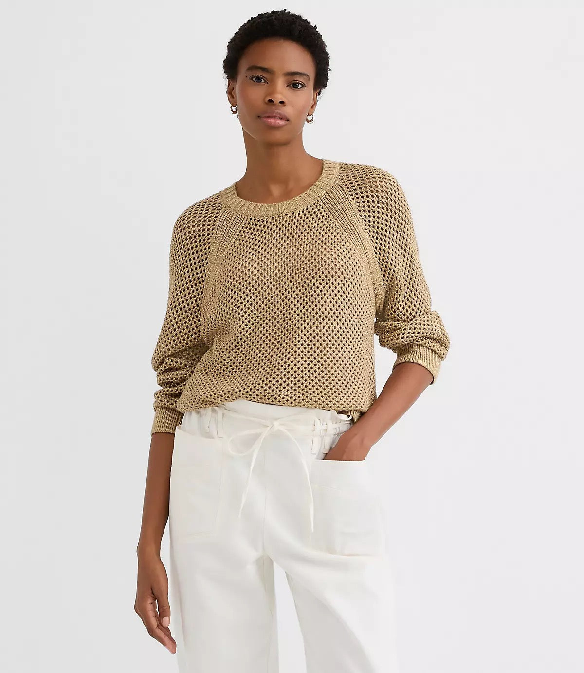 Loft Metallic Sweater