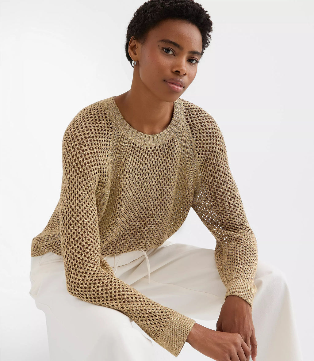 Loft Metallic Sweater