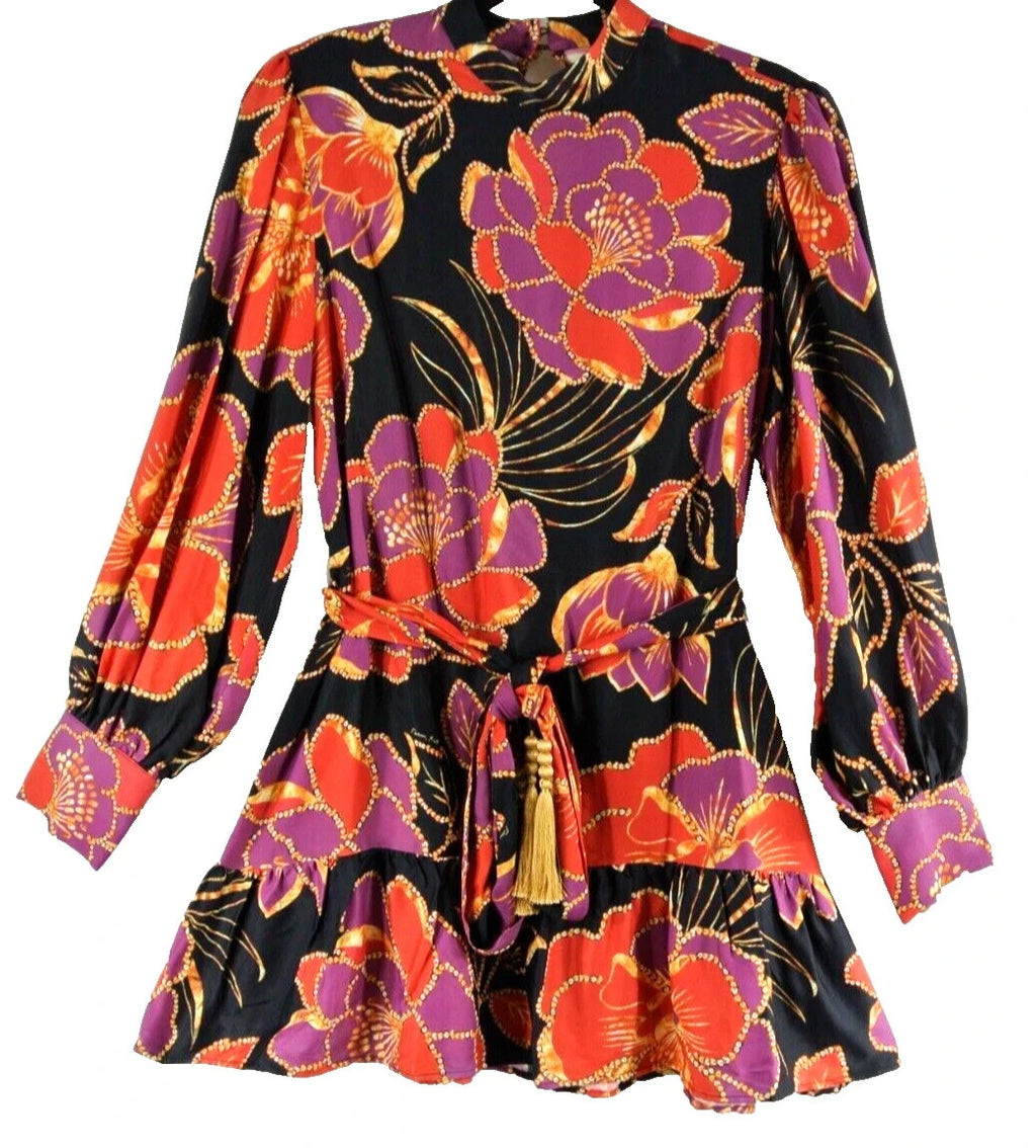 Farm Rio Shiny Chita Mini Dress/ size XS