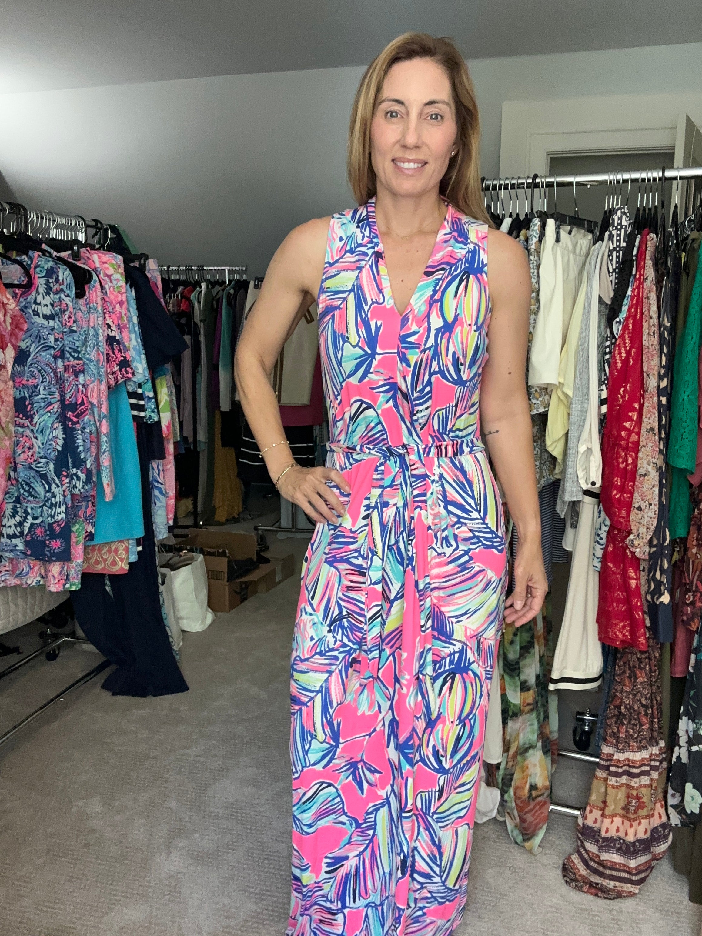 Lilly Pulitzer Maxi Dress - size S (fits up to Medium/Large)