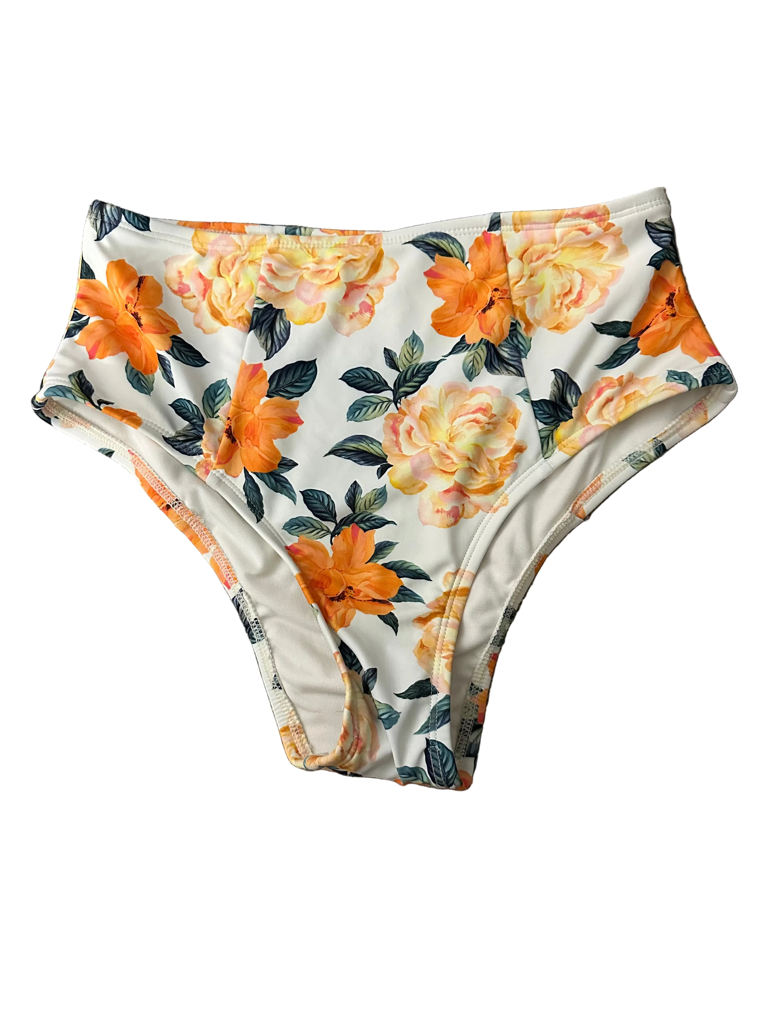 SHADE & SHORE HIGH WAIST BATHING SUIT BOTTOMS ONLY (small 4-6)