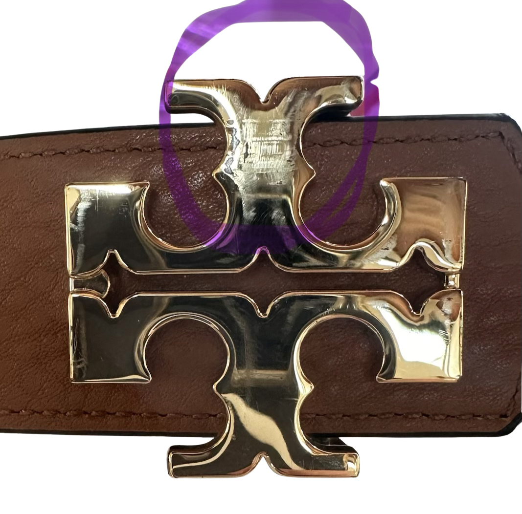TORY BURCH MILLER REVERSIBLE LEATHER BELT (26-30")