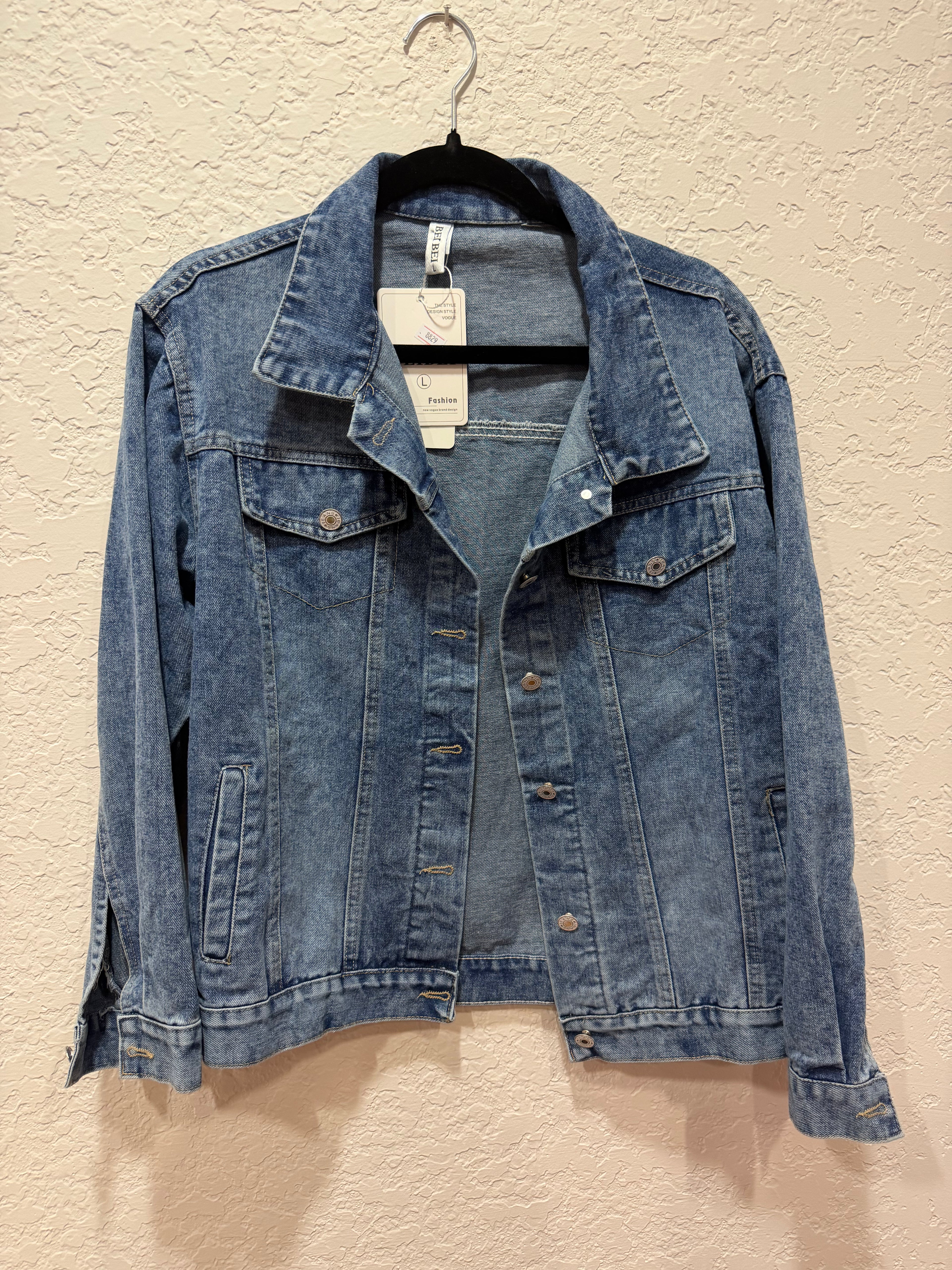 BEI BEI Denim Jacket Size Large