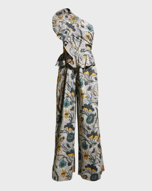 ULLA JOHNSON One-Shoulder Wide-Leg Jumpsuit NWT - Size 00 (REED Charitable Foundation)