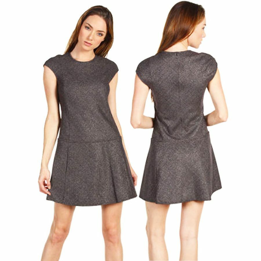 Theory Brand Tweed Drop Waist Shift Dress - size 0 (REED Charitable Foundation)