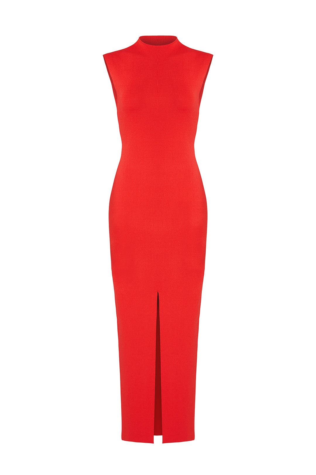 Solace London Red Front Slit Dress - size 0 (REED Charitable Foundation)