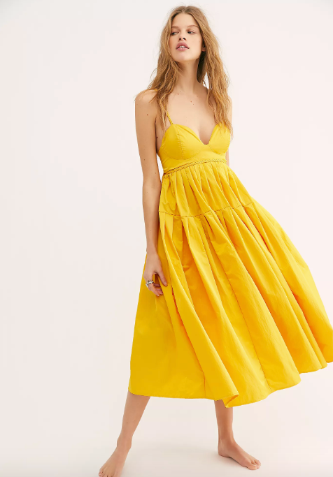 Free People NWT Size 12 Kaley Midi Dress