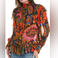 Farm Rio Ruffle Blouse - Size Medium