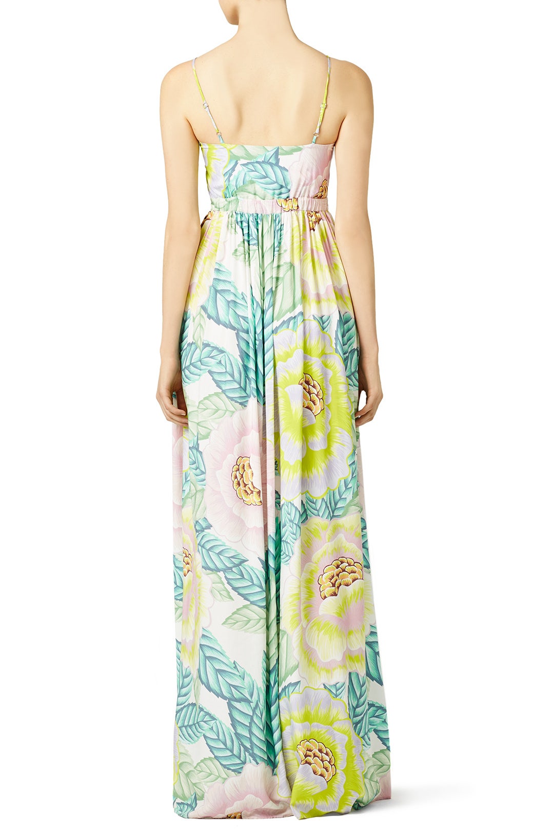 Mara Hoffman Flora Stone Tie Front Maxi Dress - Size 2