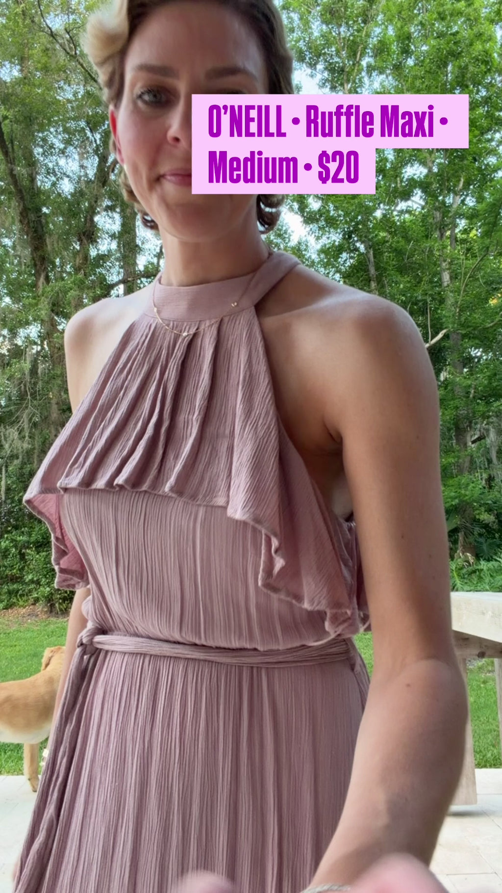 O’NEILL Maxi Dress- size Medium